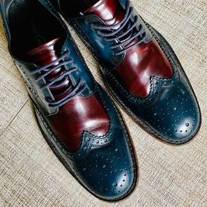 Men’s wingtip shoes